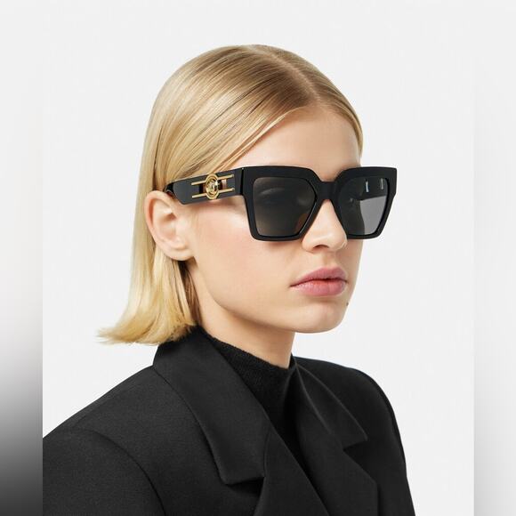 Versace MEDUSA DECO BUTTERFLY SUNGLASSES - Picture 6 of 6